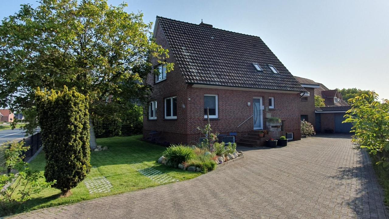 Ruhige Gästesuite mit Frühstück Rhauderfehn Exterior foto